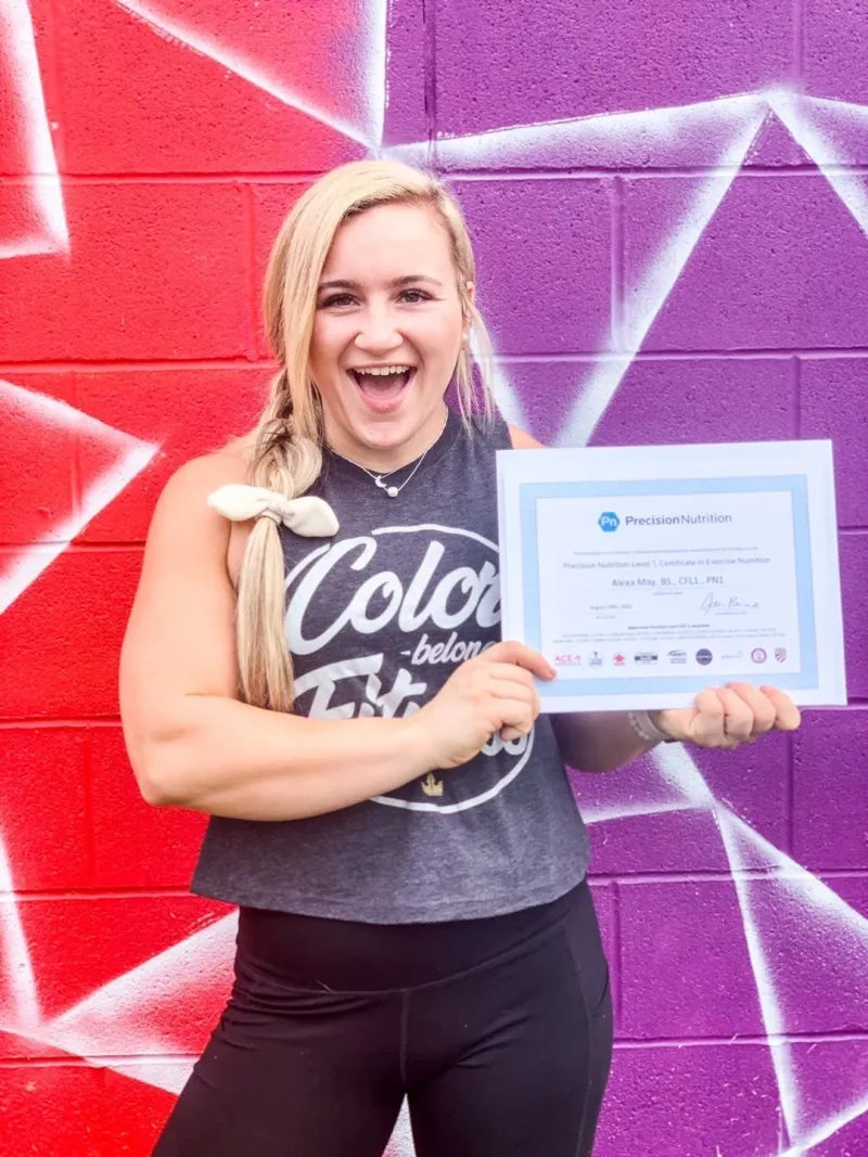 Alexa May, PN Certified